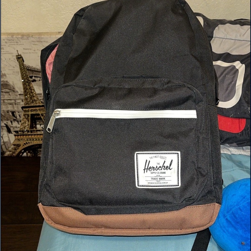 Herschel Supply Company Black and Brown Backpack